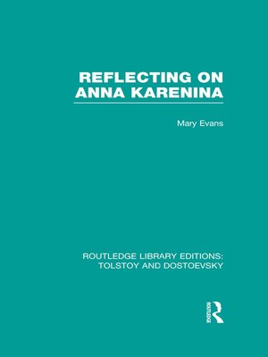 cover image of Reflecting on Anna Karenina